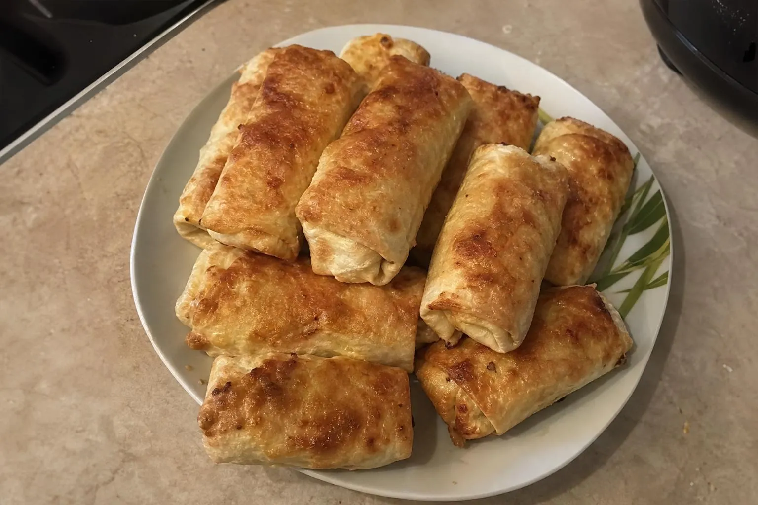 Лаваш с сыром в аэрогриле